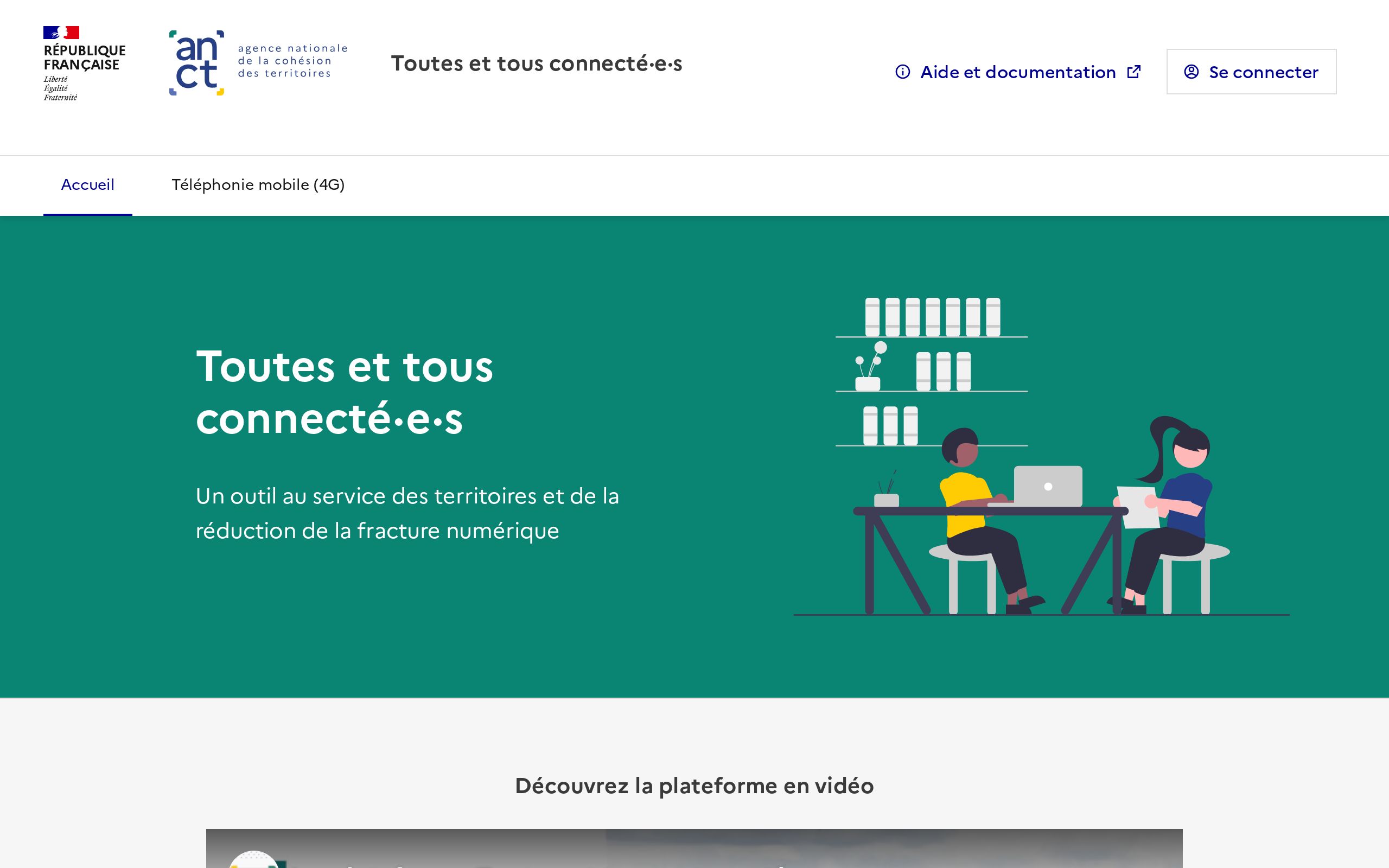 Copie d'écran de https://tous-connectes.anct.gouv.fr/