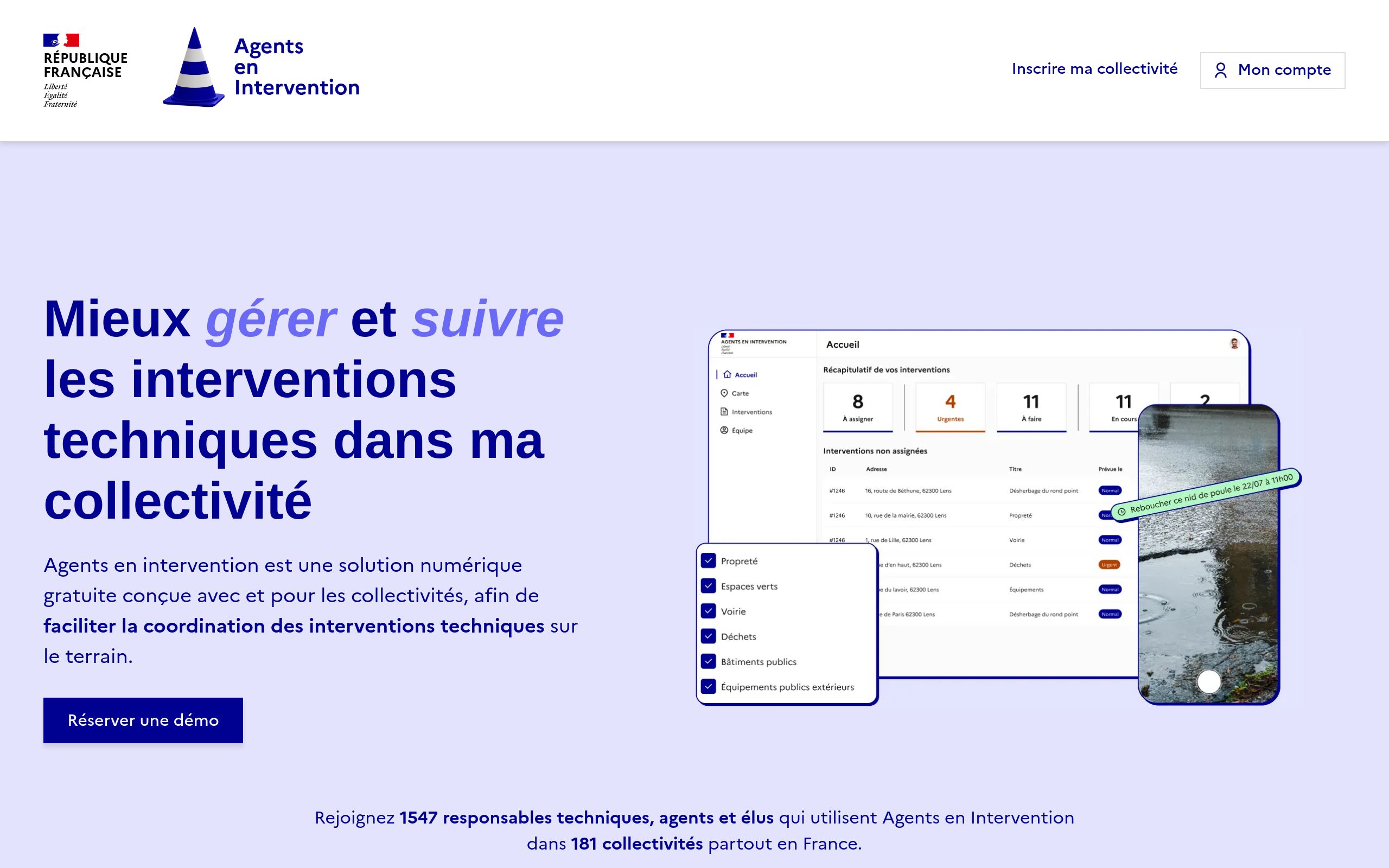 Copie d'écran de https://agentsenintervention.anct.gouv.fr/